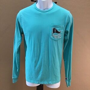 Champion Unisex ASU Long Sleeve Shirt W/Sun Devil Football Graphic  Size S Teal